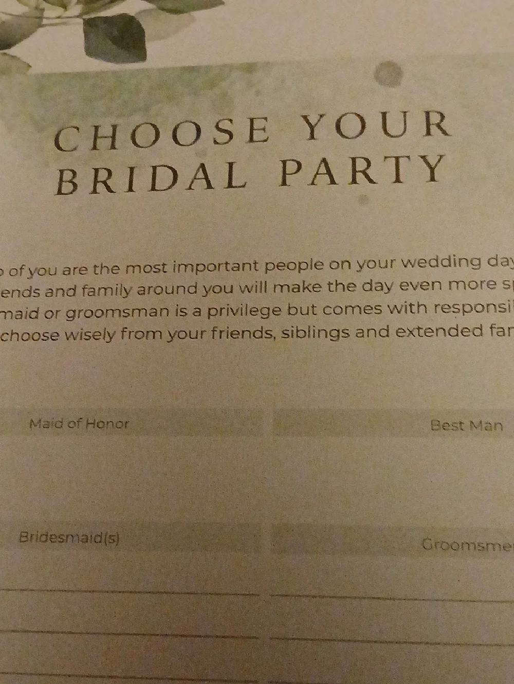 N/A complete wedding
